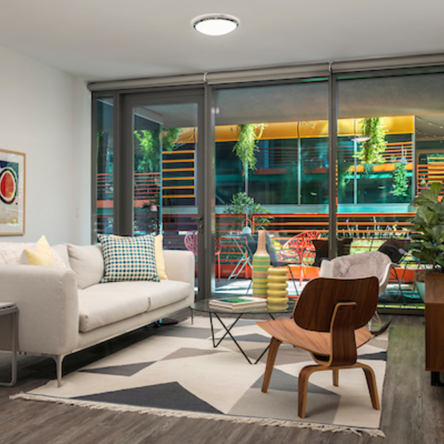 Optima Sonoran Village - Living Room with Cozy Couch