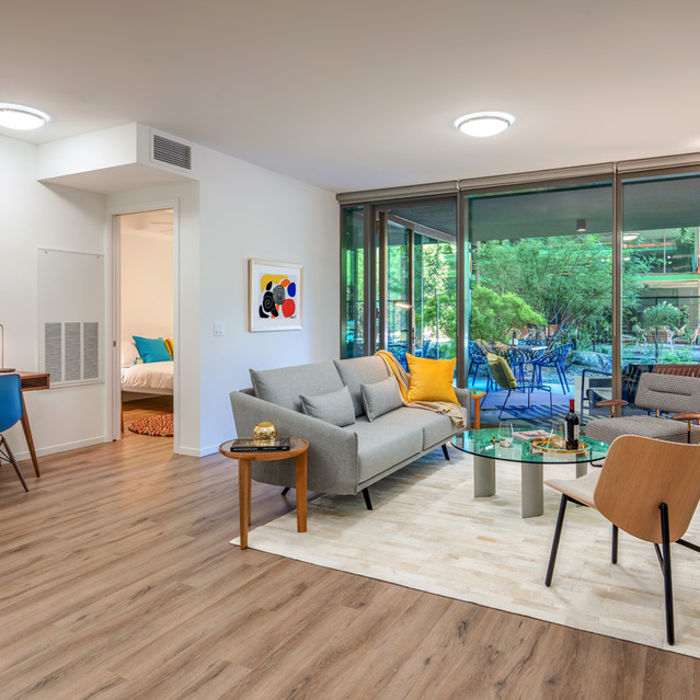 Optima Sonoran Village - Living Room with Cozy Couch